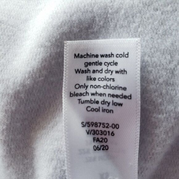 Athleta Pure Luxe Printed Sweatshirt Camo Gray Size XS Nirvana Fabric Soft Cozy - Picture 8 of 9